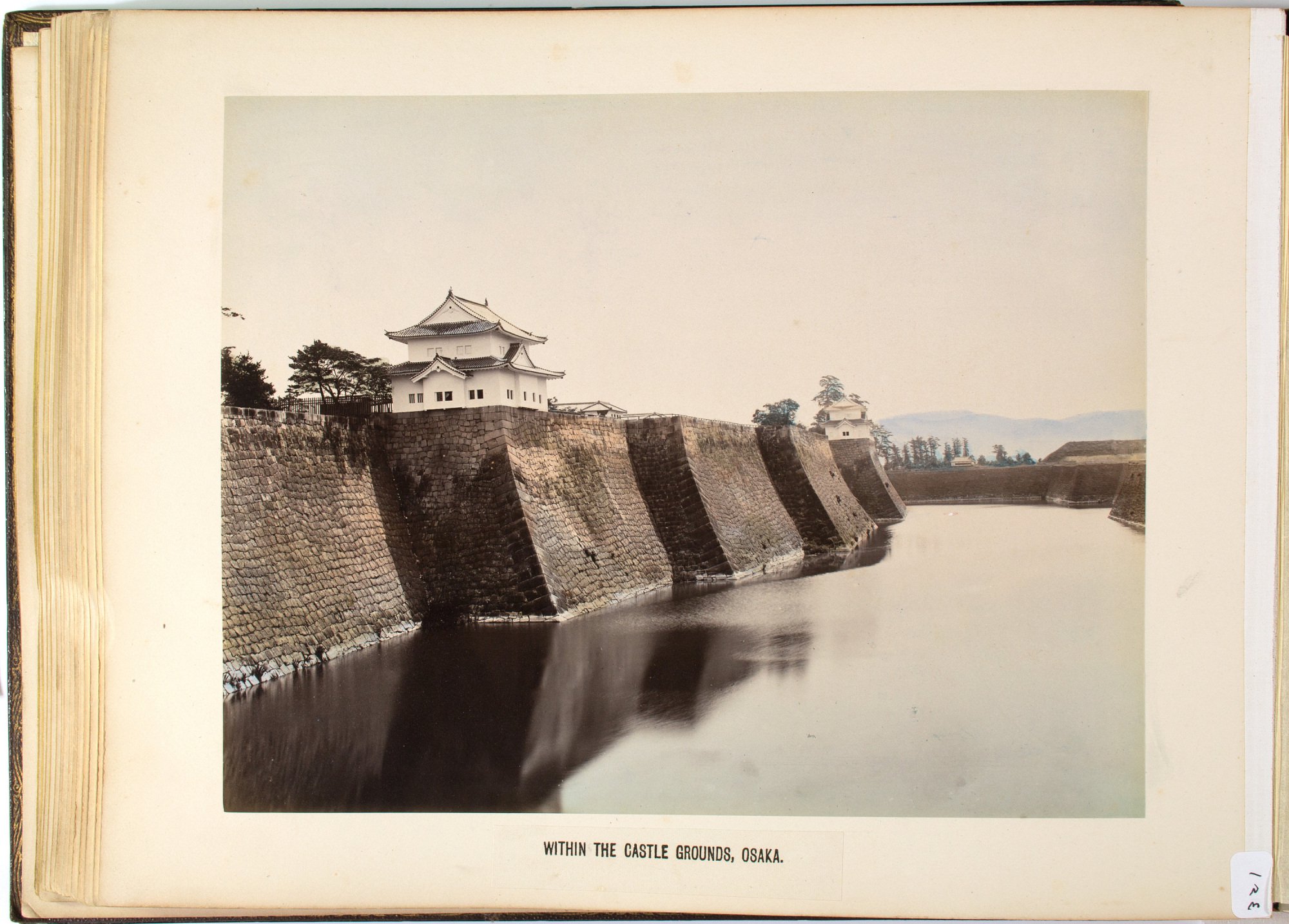 Osaka Castle in the past, from Smithsonian Archives
