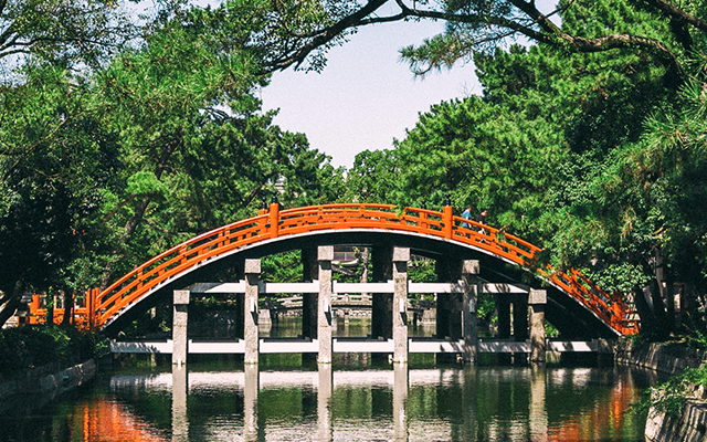 Sumiyoshi-taisha today, from www.sumiyoshitaisha.net